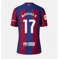 Fotballdrakt Dame Barcelona Marcos Alonso #17 Hjemmedrakt 2023-24 Kortermet